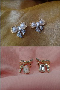 eloria goldia1 alloy stud earring