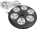 ELOVE Multi Plug Socket Extension Board-with 6 Outlets 2 USB Port Extension Power cord 10 A Three Pin Socket