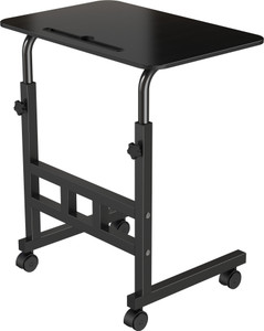 elv direct multipurpose adjustable height table with wheels for work from homestudyoffice wood portable laptop table