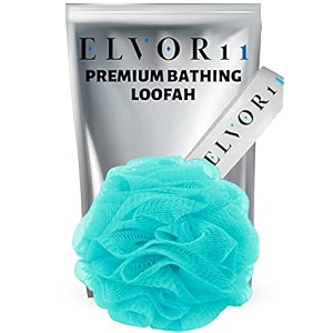 bath loofah bath shower loofah sponge scrubber exfoliator for women and men  bathing sponge  aqua