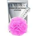 Bath Loofah |Bath Shower Loofah Sponge Scrubber Exfoliator for Women and Men | Bathing Sponge | (PINK)………