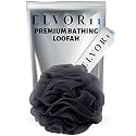 Bath Loofah |Bath Shower Loofah Sponge Scrubber Exfoliator for Women and Men | Bathing Sponge | (BLACK)………