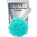 Bath Loofah |Bath Shower Loofah Sponge Scrubber Exfoliator for Women and Men | Bathing Sponge | (AQUA)………