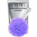 Bath Loofah |Bath Shower Loofah Sponge Scrubber Exfoliator for Women and Men | Bathing Sponge | (VIOLET)………