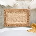 Elyesse Bath-Door Mat 40x58 cm. Antiskid &amp; Washable by Saral Home(Gold)