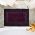 Elyesse Bath-Door Mat 40x58 cm. Antiskid &amp; Washable by Saral Home(Purple)
