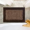 Elyesse Bath-Door Mat 40x58 cm. Antiskid &amp; Washable by Saral Home(Brown)