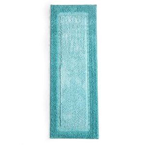 saral home easy living elyeese microfiber durable amp washable multipurpose bedside runner for homekitchenliving arealobbyoffice entrance with anti skid backing green 40 cm x 110 cm