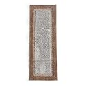 SARAL HOME EASY LIVING Elyeese Microfiber Durable &amp; Washable Multipurpose Bedside Runner for Home/Kitchen/Living Area/Lobby/Office Entrance with Anti Skid Backing (Taupe, 40 Cm X 110 Cm)