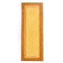 SARAL HOME EASY LIVING Microfiber Elyesse Runner 40X110 Cm. Antiskid &amp; Washable By Saral Home(Yellow)