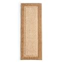 SARAL HOME EASY LIVING Elyeese Microfiber Durable &amp; Washable Multipurpose Bedside Runner for Home/Kitchen/Living Area/Lobby/Office Entrance with Anti Skid Backing (Gold, 40X110 Cm)