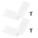 2 Pcs Laser Gear Arm Repair Parts Compatible with PS2 Fat Fat Consoles SCPH-30001 30001R and 39001 with Screws White