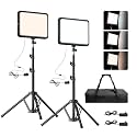 EMART 2-Pack LED Video Light Kit, 35W/3600lux Photography Lighting