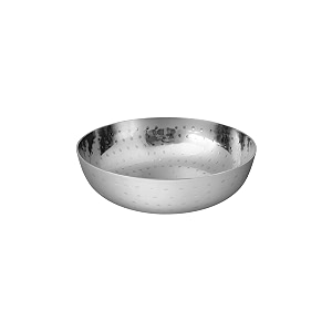 embassy stainless steel hammered taslakadhai without handle 600 ml size 7