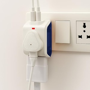 embox multi plug adapter with usb c amp a  universal 3 pin plug socket  compact travel adapter for mobile laptop amp tablet  surge protection  fast charging usb wall plug pack of 1