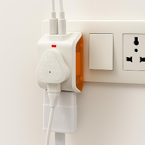 embox multi plug adapter with usb c amp a  universal 3 pin plug socket  compact travel adapter for mobile laptop amp tablet  surge protection  fast charging usb wall plug pack of 1
