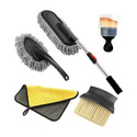 Embrend 5 PCs Microfiber Car Duster kit Combo