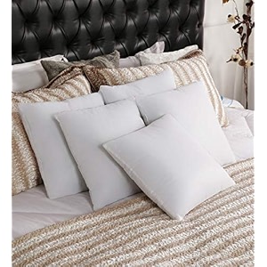 micro-fiber cushion fillerspillows - set of 5 white 22x22