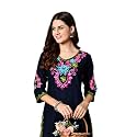 Embroidered Chikankari Kurti with Kashmiri Aari Work