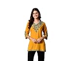 Embroidered Chikankari Kurti with Kashmiri Aari Work