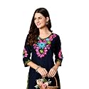 Embroidered Chikankari Kurti with Kashmiri Aari Work