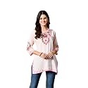 Embroidered Chikankari Kurti with Kashmiri Aari Work