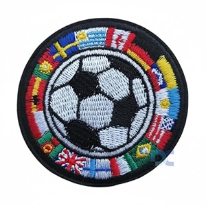 embroiderediron-on patch diy clothes sticker trim embellishments applique football