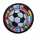 Embroidered,Iron-on Patch DIY Clothes Sticker Trim Embellishments Applique (Football)
