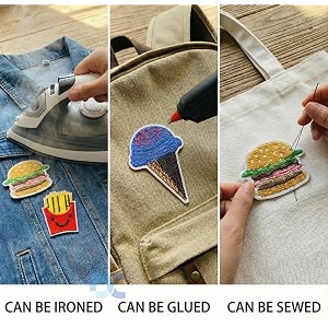 embroidered patch iron-on patch diy clothes sticker trim embellishments applique panda society