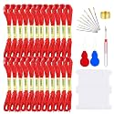 Embroidery Floss Kit-24 Skeins Premium Cross Stitch Thread for Knitting, Embroidery Stitching and Cross Stitch Project