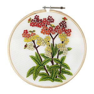 embroiderymaterial cross stitch embroidery kit for beginners adults amp kids bird nest design diy activity craft set for adults knittingstitching kit with thread fabric hoop amp all material
