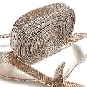 EmbroideryMaterial Lampi Lace/Gota Laces Roll Borders Material for Blouse, Saree, Dupatta, Kurtis, Apparels, Embroidery, Craft &amp; DIY (Light Rose Gold, 4 Meters Long)