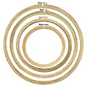 Embroiderymaterial Round Wooden Embroidery Hoop Frame with