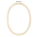EmbroideryMaterial Wooden Oval Embroidery Hoop Ring Frame