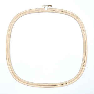 EmbroideryMaterial Wooden Square Embroidery Hoop Ring Frame