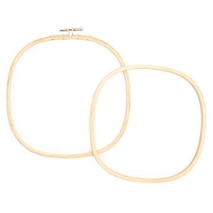 EmbroideryMaterial Wooden Square Embroidery Hoop Ring Frame