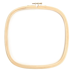 EmbroideryMaterial Wooden Square Embroidery Hoop Ring Frame