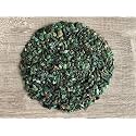 Emerald Chips – Natural Mini Emerald Stones, Crushed Undrilled Emerald, Semi-Tumbled Genuine Emerald (1/2 lb)