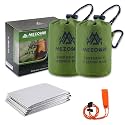 Emergency Sleeping Bag Survival Bivy Sack Use as Emergency Blanket Lightweight Survival Gear for Outdoor Hiking Camping Keep Warm After Earthquakes, Hurricanes and Other disasters