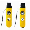 Emergency Survival Safety Whistle，Whistle for Kids with Lanyard,Compass,Thermometer,Ideal for Kayaking, Boating, Hiking, Camping, Climbing