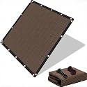 EMERIT 90% Sun Shade Cloth, 8' X 12' Pergola Shade Cover Canopy, 50 MPH Wind-Resistant Tarp with Reinforced Stainless Steel Grommets, Privacy Screen for Outdoor Patio, Backyard, Deck