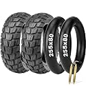 EMERK 255x80 Tire and Tube Set, 80/65-6 Scooter Tire Off Road, 2-Pack