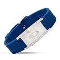 EMF BodyBand Plus+ Bracelet - Holistic Wellness Harmonizer Wristband for Men and Women (Blue)