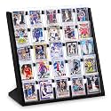 Emfogo Trading Card Display Stand, 5 Tier Graded Sports Card Display, Black