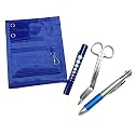 EMI Nurse Pocket Blue Organizer 4 Piece Kit - Pocket Organizer, Lister Bandage Scissor, Pupil Gauge penlight, and Chart Pen