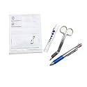 EMI Nurse WHITE Pocket Organizer 4 Piece Kit - Pocket Organizer, Lister Scissors, LED Penlight, and Chart Pen