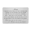 Emideary Sympathy Gifts for Loss of Mom - Loss of Mom Sympathy Card - Loss of Mother Memorial Rememberance Wallet Card Inserts