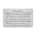 Emideary Memorial Card for Loss of Daughter - Sentimental and Meaningful Sympathy Gift