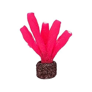 emily pets artificial glowing effect decorative aquarium decoration ornament for fish tank aquarium pink