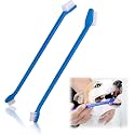 Emily Pets Dog Toothbrush Extra Large Long Double Sided for Small & Large Teeth - Set of 2(Color May Vary)
